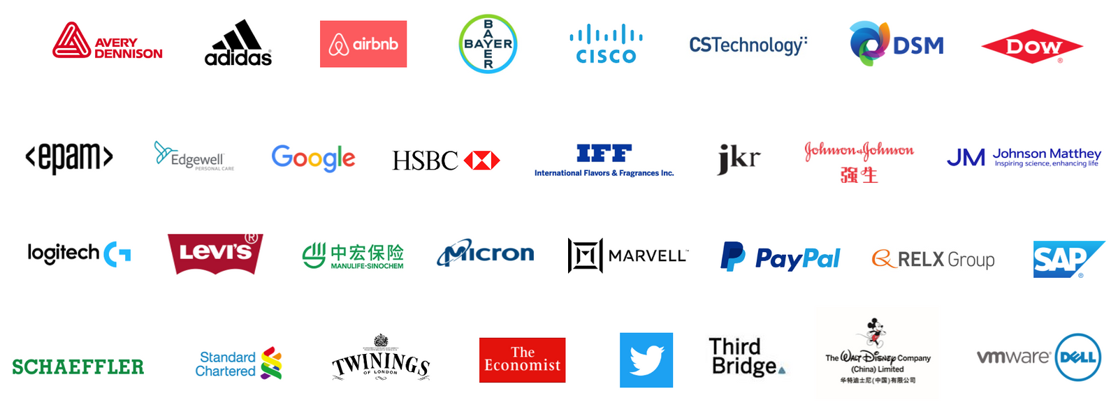 Partner and client logos